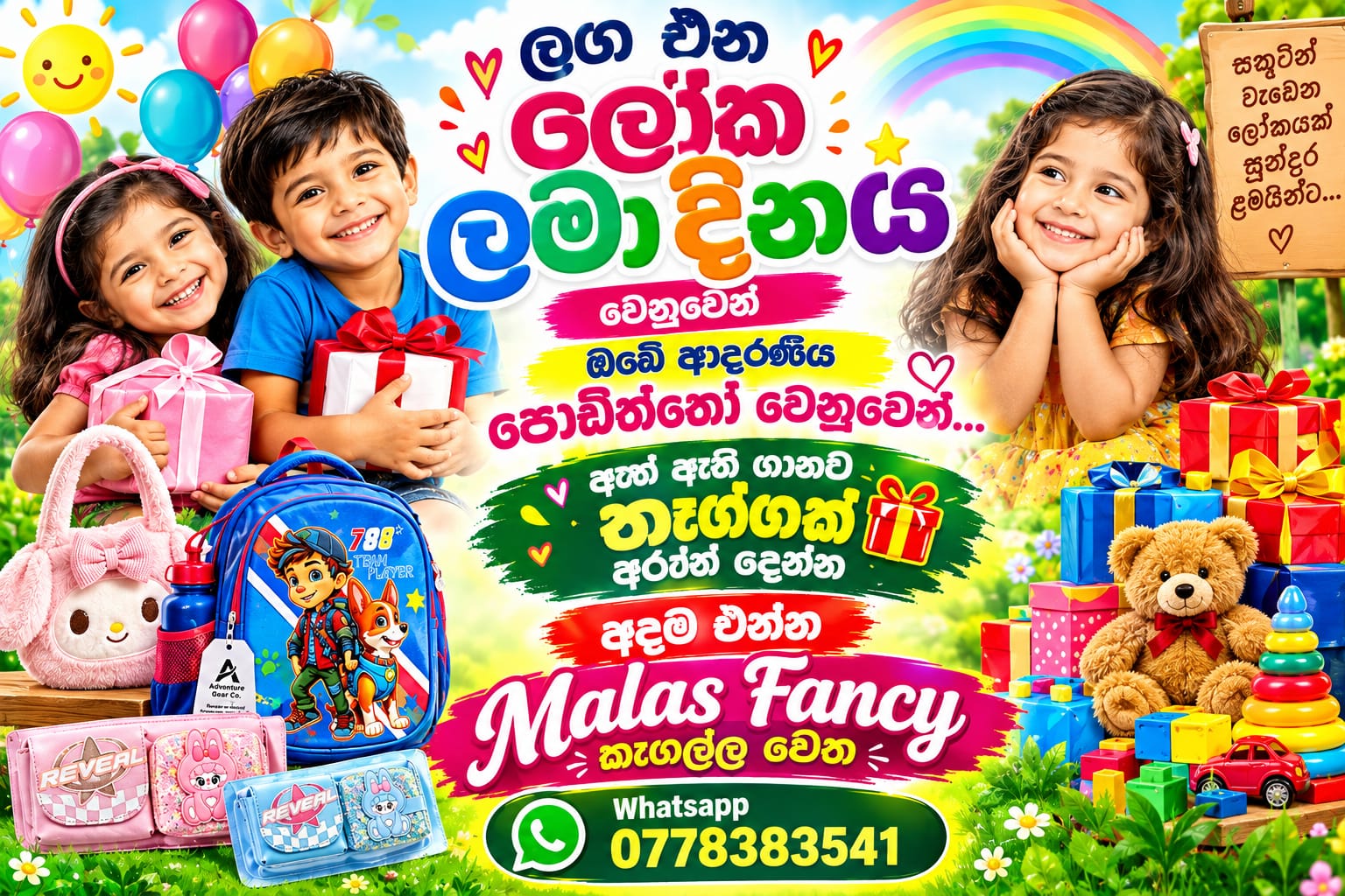 Children's day celebrate with us