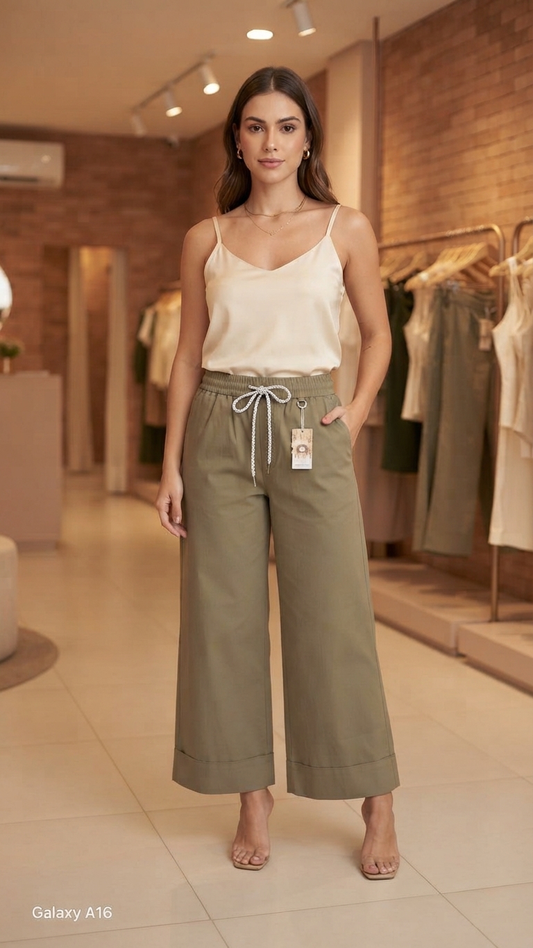 New Imported Wide Leg Pant