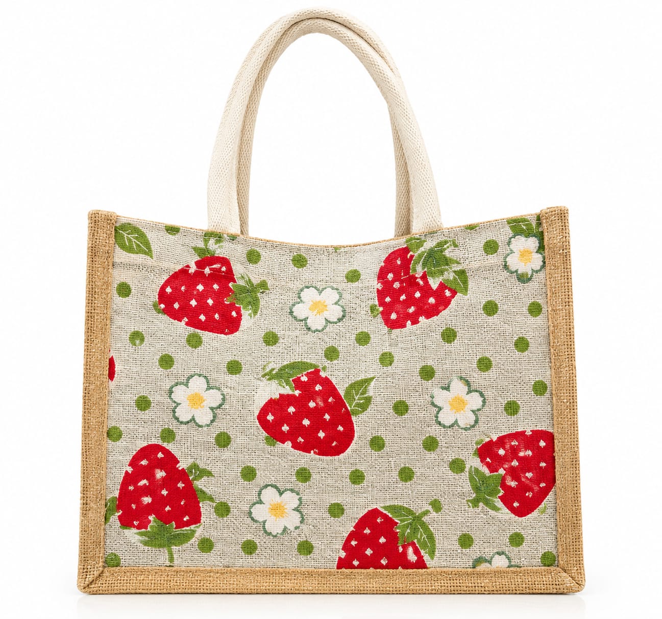 👜 Peace Love Coffee – Trendy Jute Hand Bag ☕❤️
