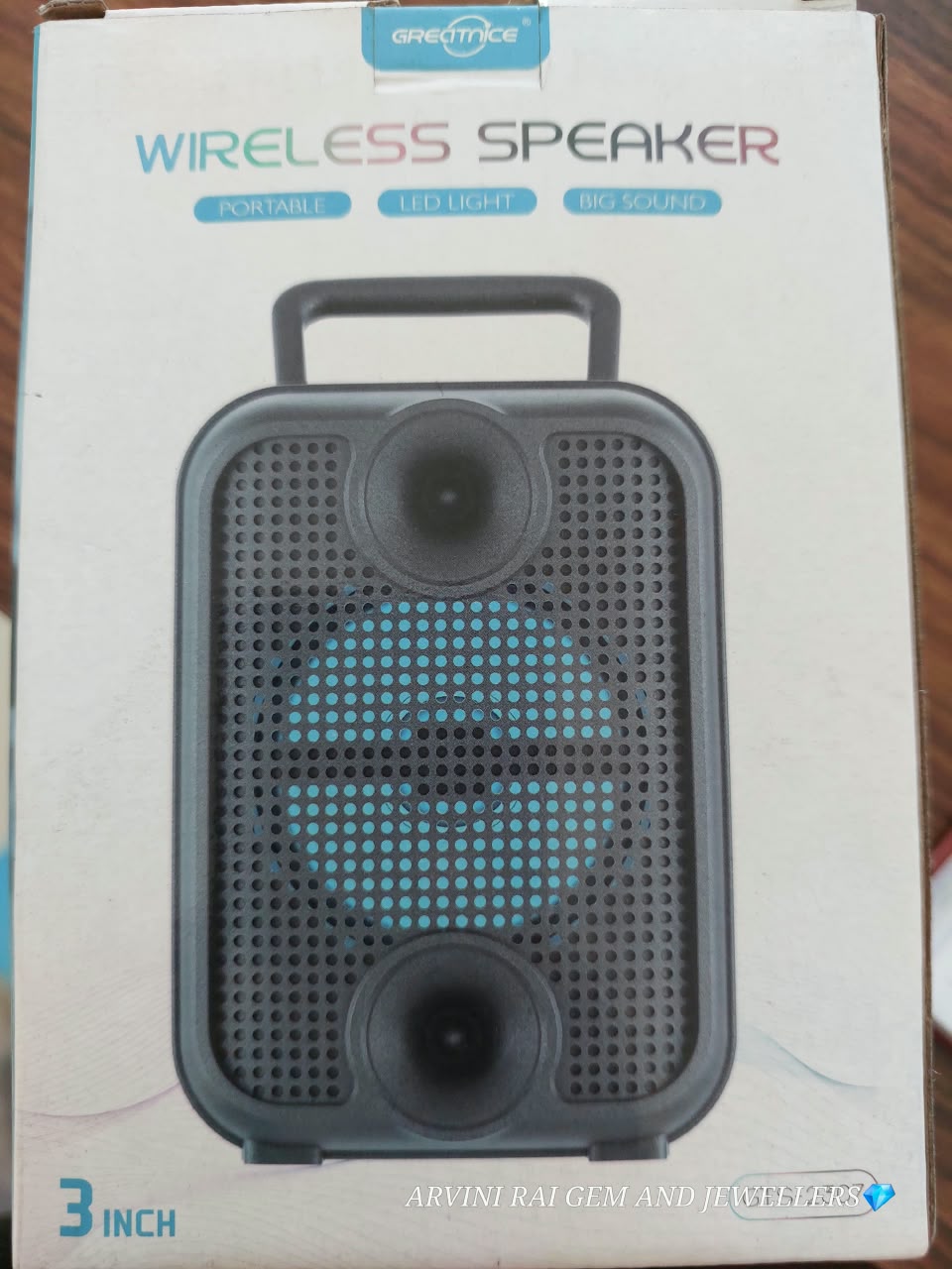 GREATNICE 3-Inch Portable Wireless Speaker