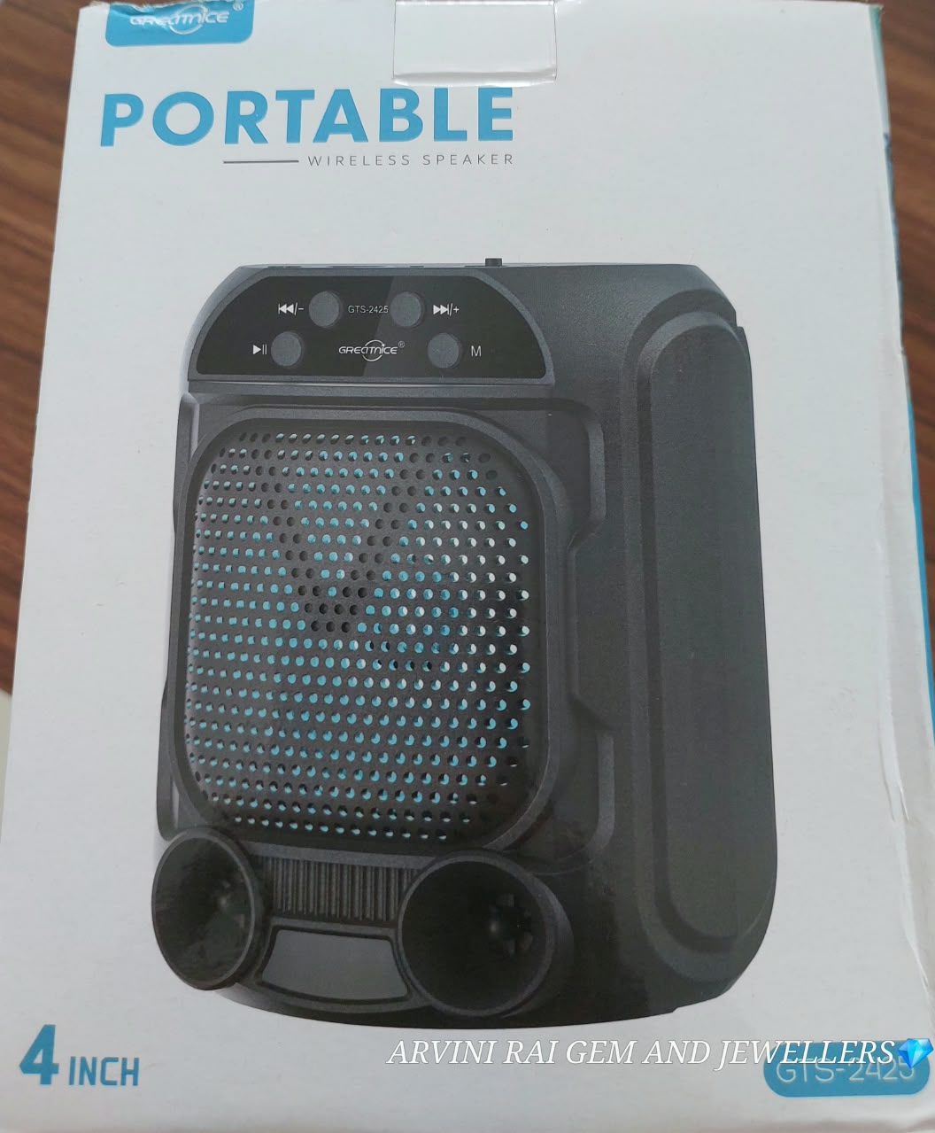 GREATNICE 4" Portable Wireless Speaker (GTS-2425)